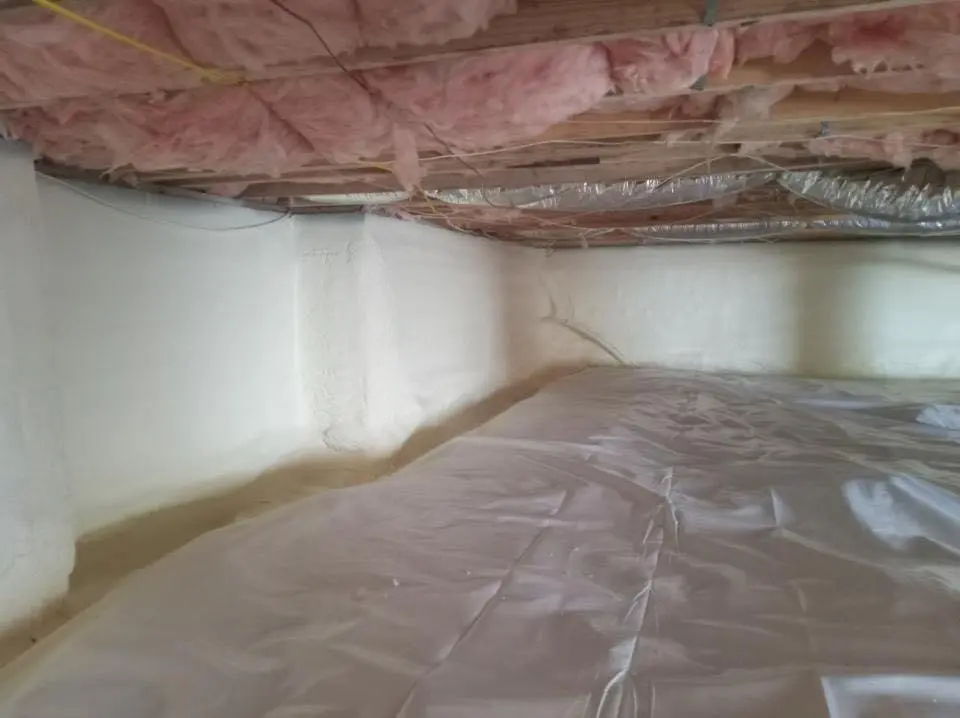 Crawl space encapsulation with closed-cell spray foam for Roof Maintenance in Ingleside